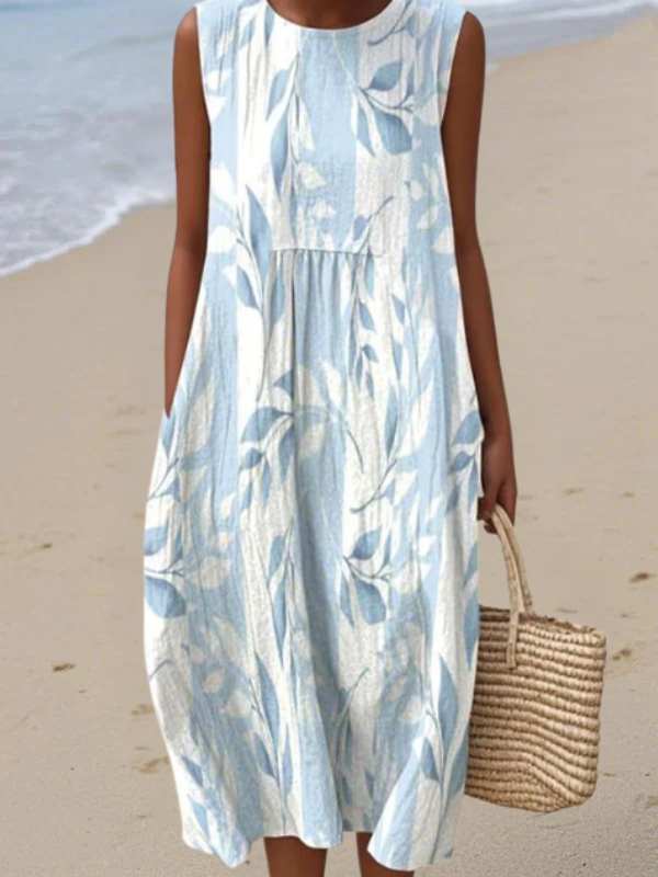 Joy™ | Robe Midi Feuillée