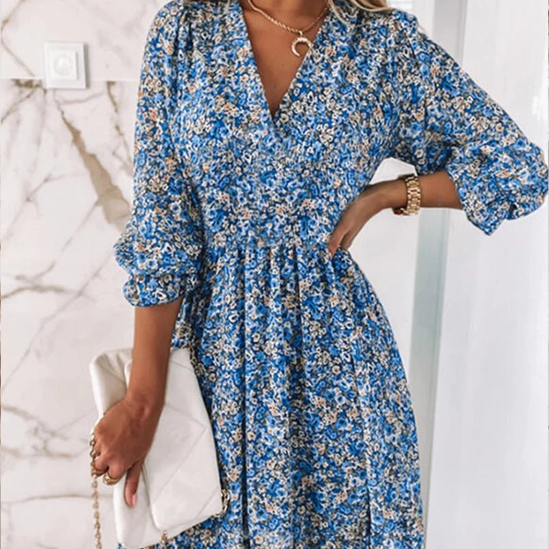 Vera | Robe Florale Élégante