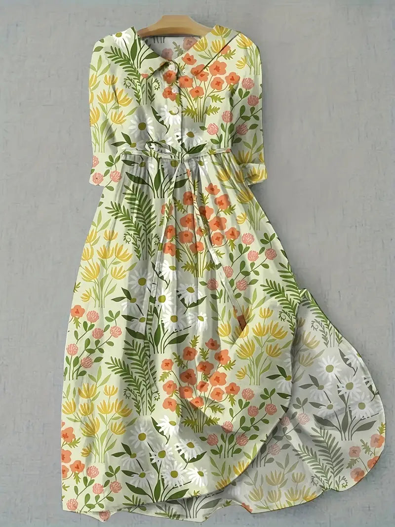 Livia | Robes Florales Flatteuses pour le Ventre