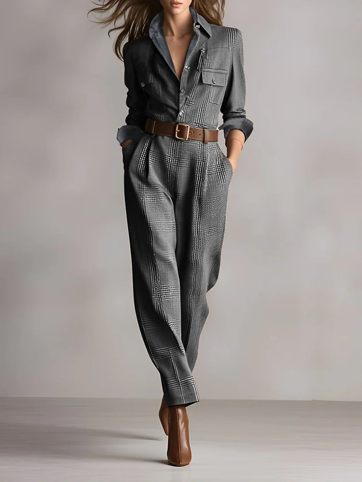 Samantha | Combinaison Utilitaire en Tweed