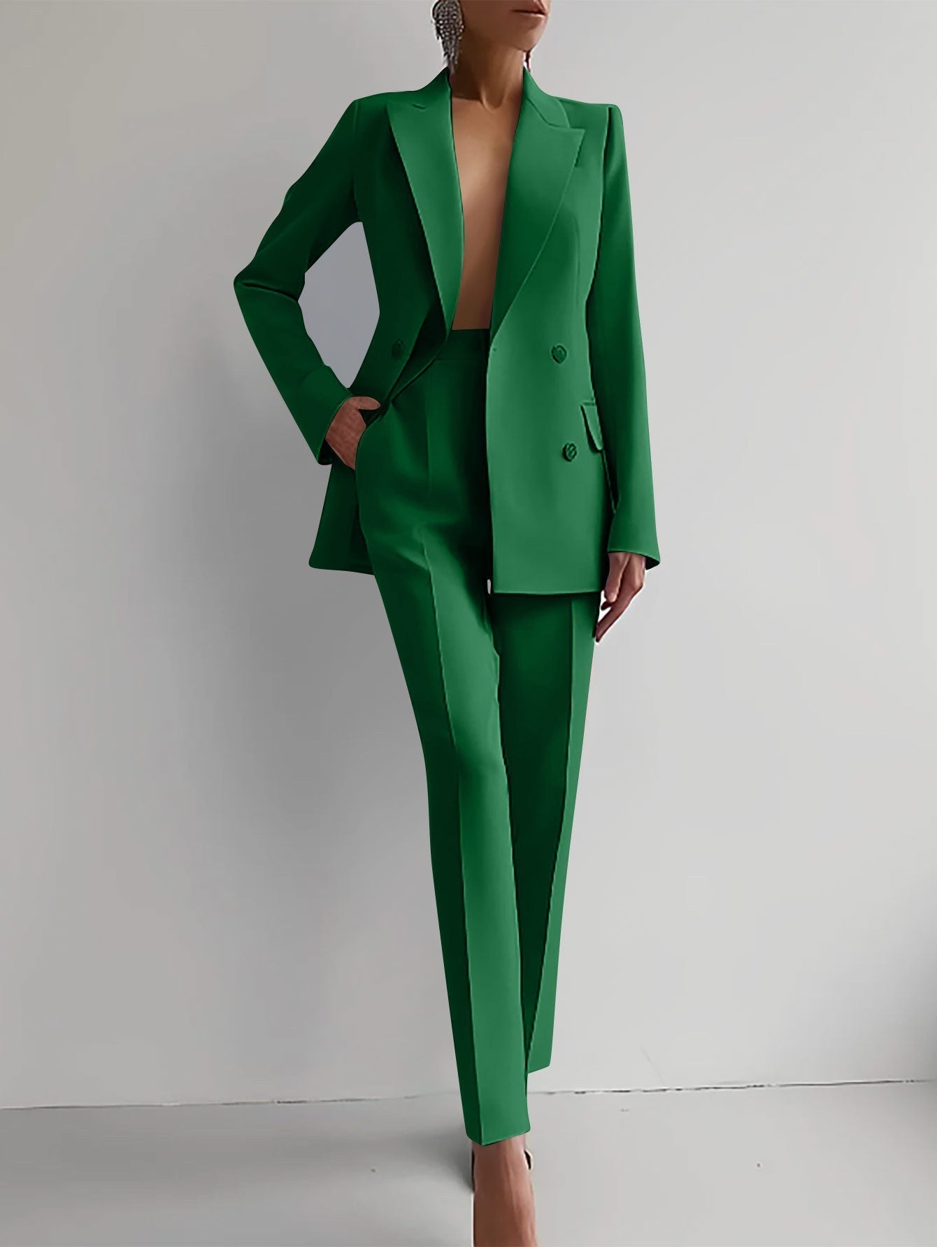 Sofia | Ensemble Blazer & Pantalon Taille Haute