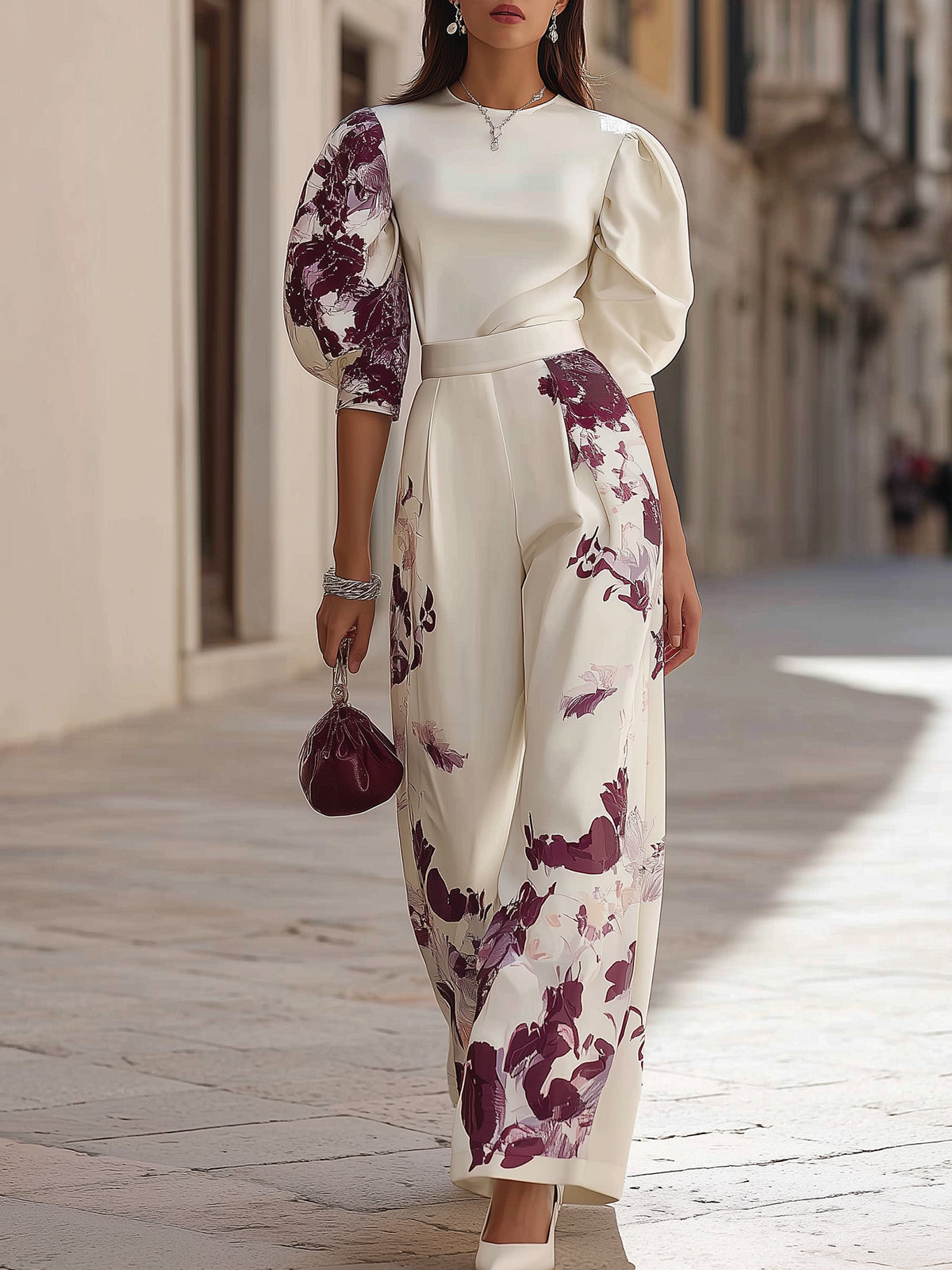 Ensemble Pantalon à Manches Luna Puff