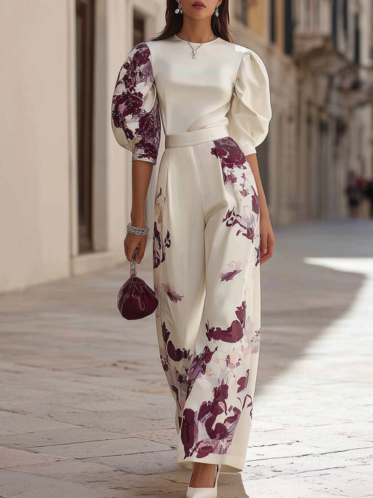 Ensemble Pantalon à Manches Luna Puff