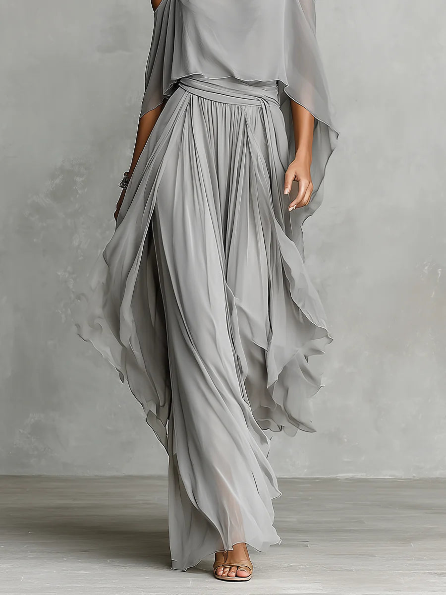 Samantha | Ensemble Chiffon Camisole et Pantalons