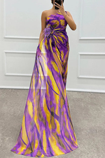 Sandra | Robe Drapée Vibrante