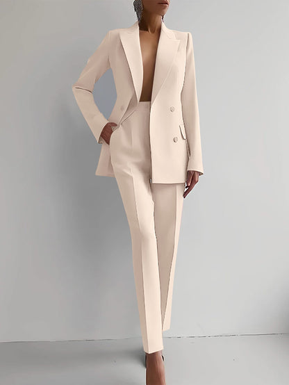 Sofia | Ensemble Blazer & Pantalon Taille Haute