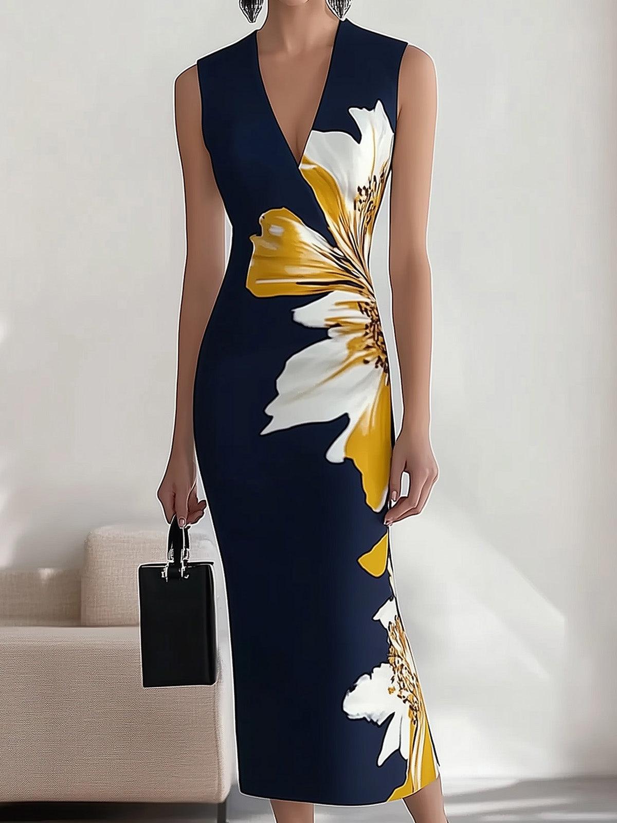 Lily | Robe Midi Élégante Glamour de Plage pour le Travail et le Festival