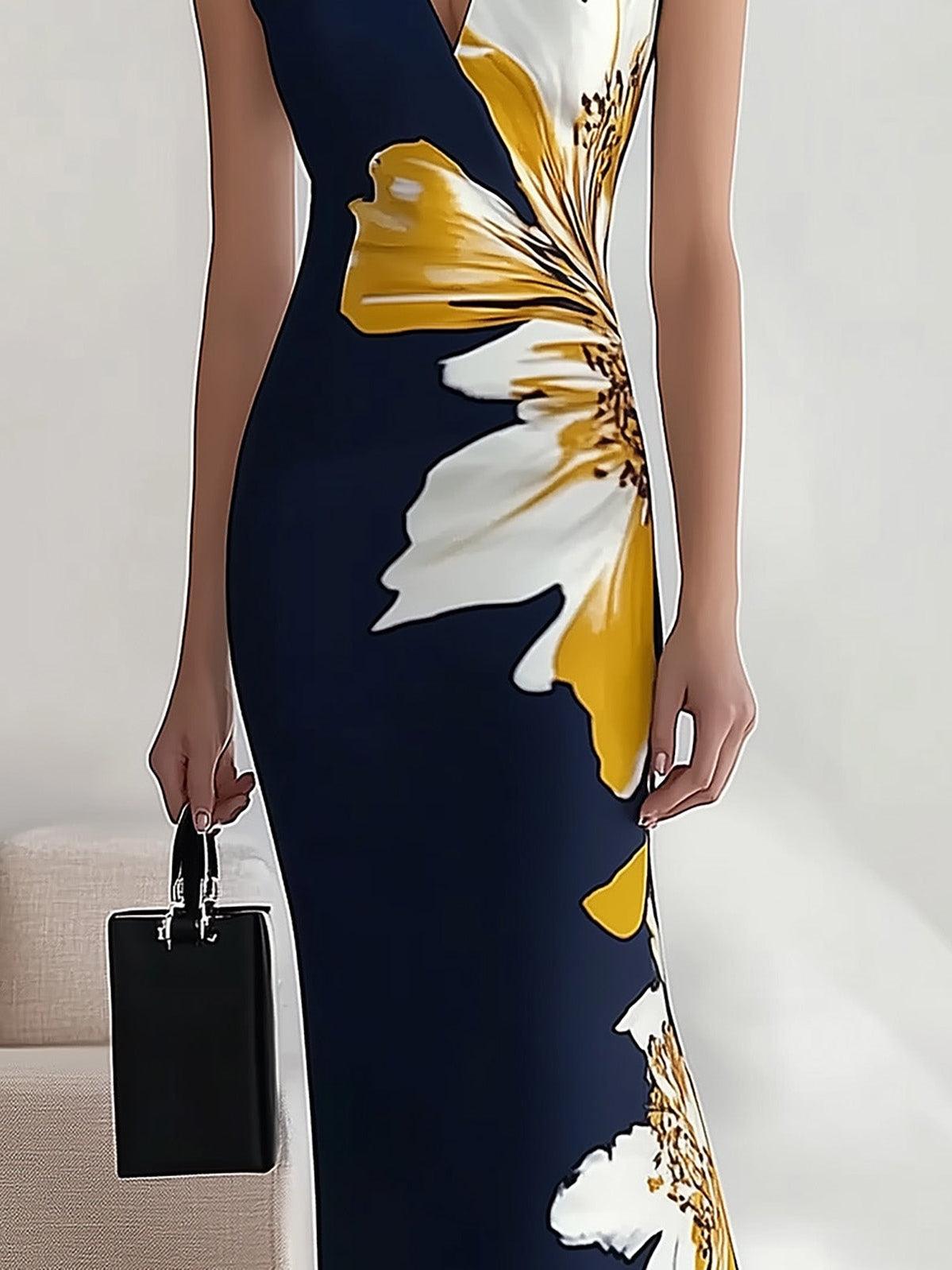 Lily | Robe Midi Élégante Glamour de Plage pour le Travail et le Festival