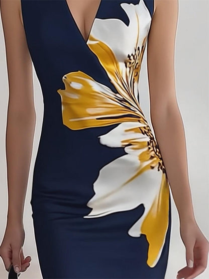 Lily | Robe Midi Élégante Glamour de Plage pour le Travail et le Festival