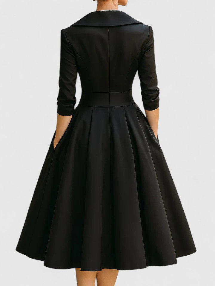 Zyrah™ | Robe Midi Élégante