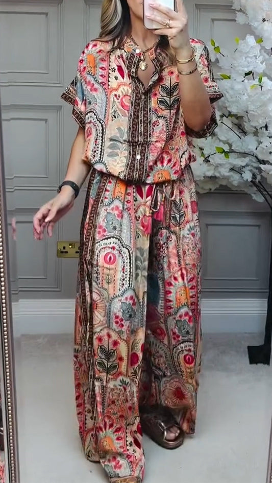 Lila | Costume Décontracté Imprimé