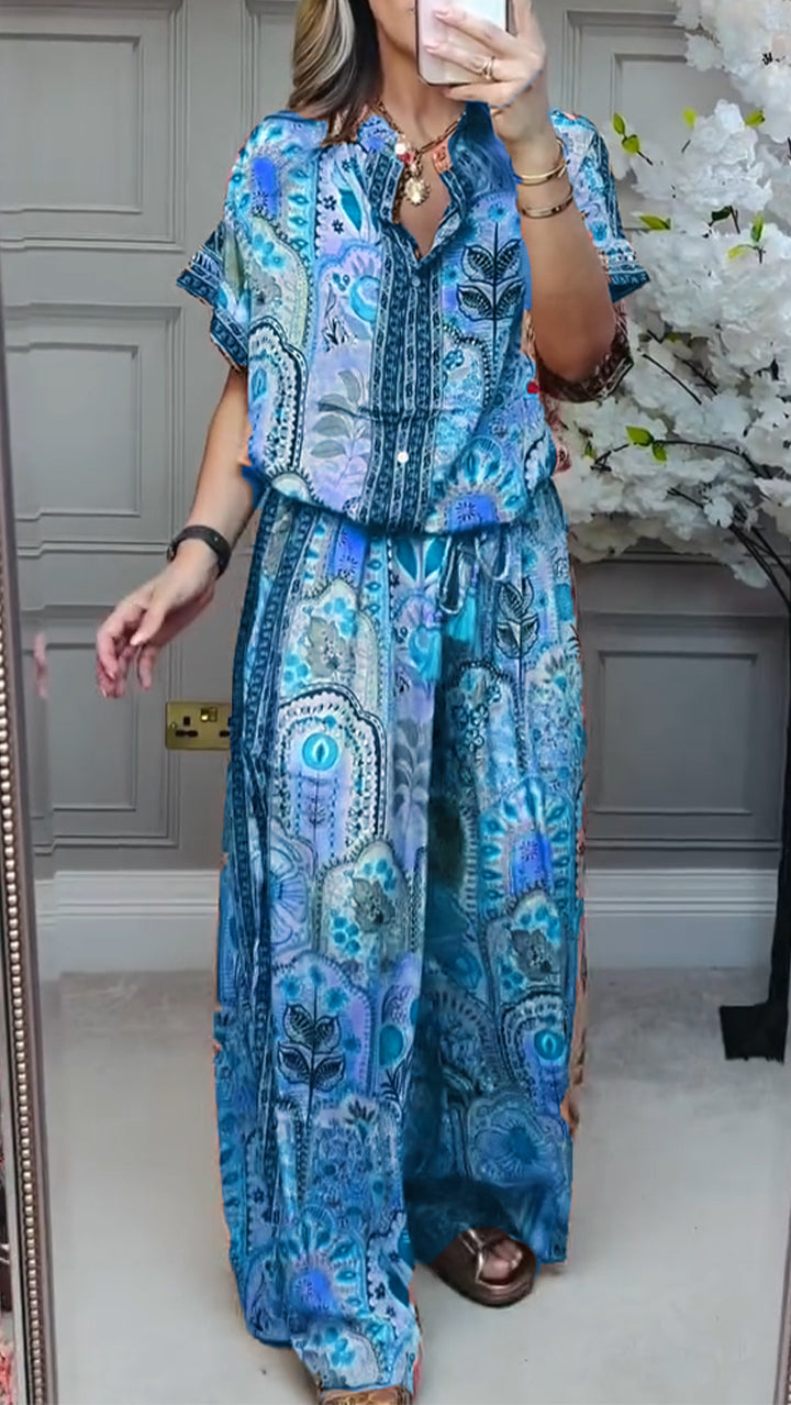Lila | Costume Décontracté Imprimé