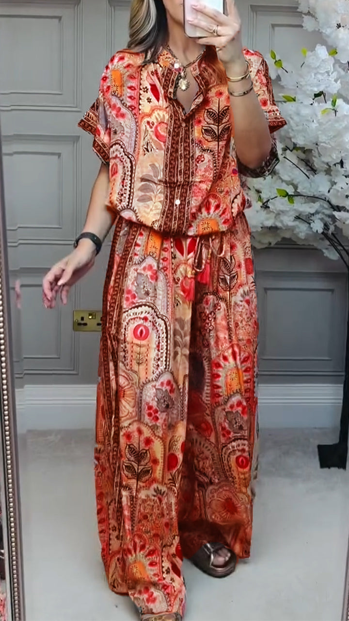 Lila | Costume Décontracté Imprimé