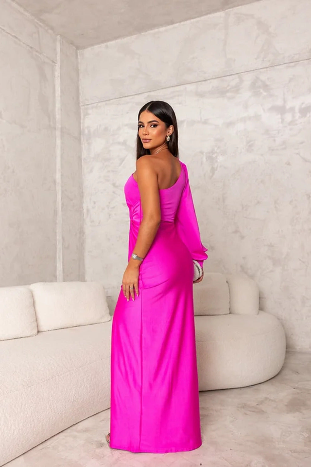 Riley | Robe Maxi de Soirée à Une Épaule