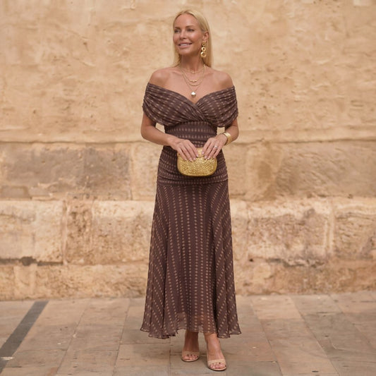Sienna | Robe Geométrique Fluide