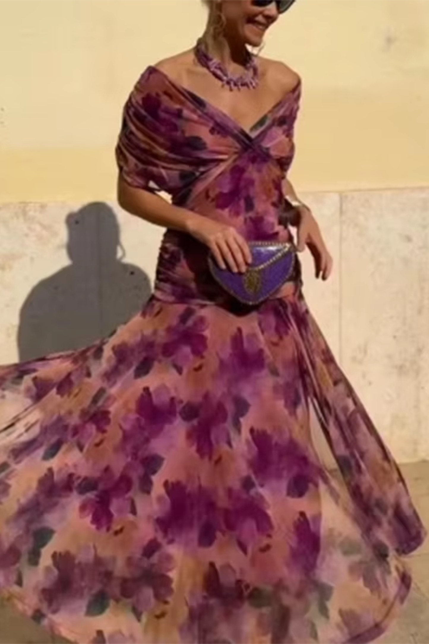 Hendrika | Robe de Soirée Coral Glow