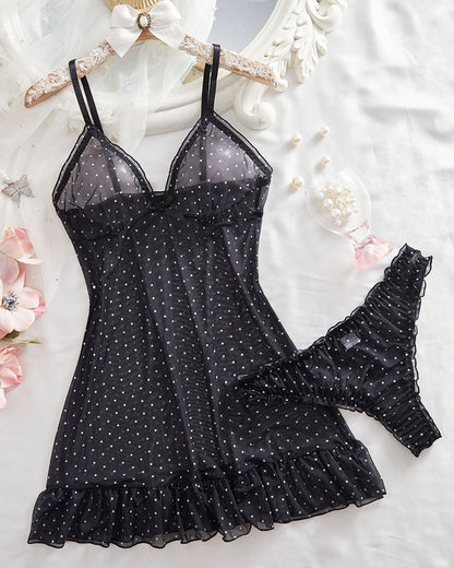 Léonie™ | Nuisette à Pois
