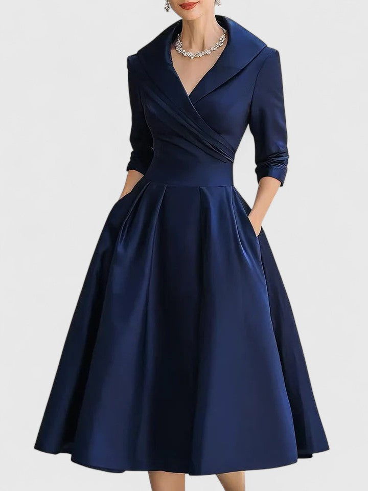 Zyrah™ | Robe Midi Élégante