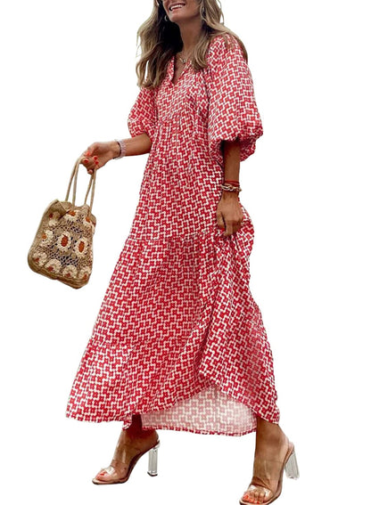 Nina  | Robe Maxi Florale Boho