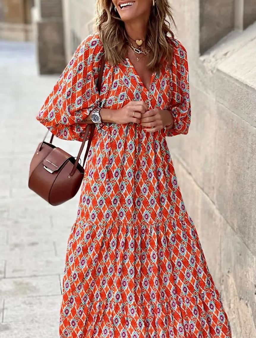 Nina  | Robe Maxi Florale Boho