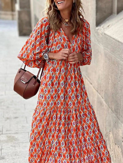 Nina  | Robe Maxi Florale Boho