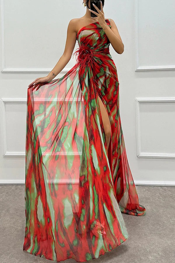 Sandra | Robe Drapée Vibrante