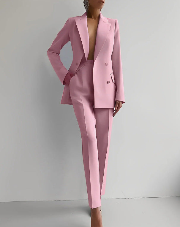 Sofia | Ensemble Blazer & Pantalon Taille Haute