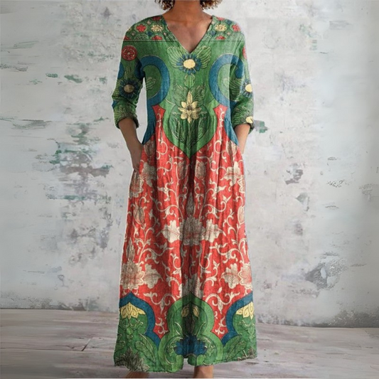 Shayla | Robe Maxi Florale Vintage