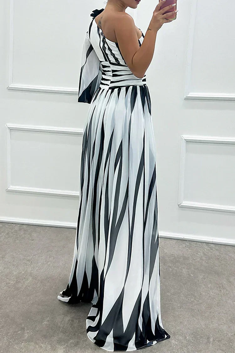 Shiloh | Robe Maxi Rayée Élégante