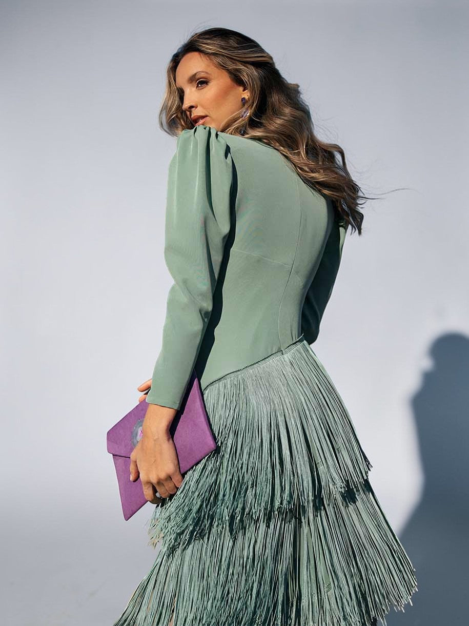 Sofia | Robe à Franges Élégante