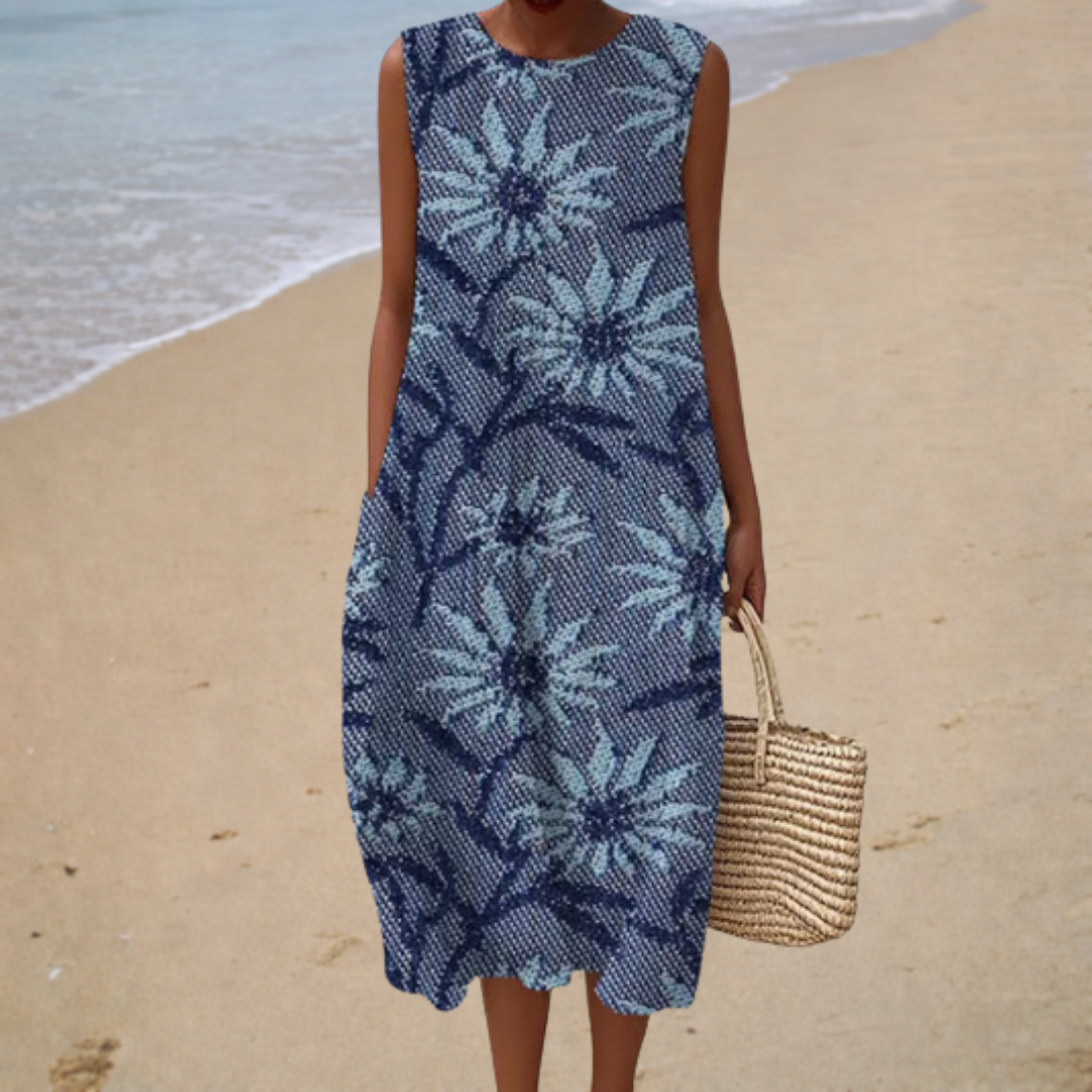 Robe Estiva Confortable Sans Manches