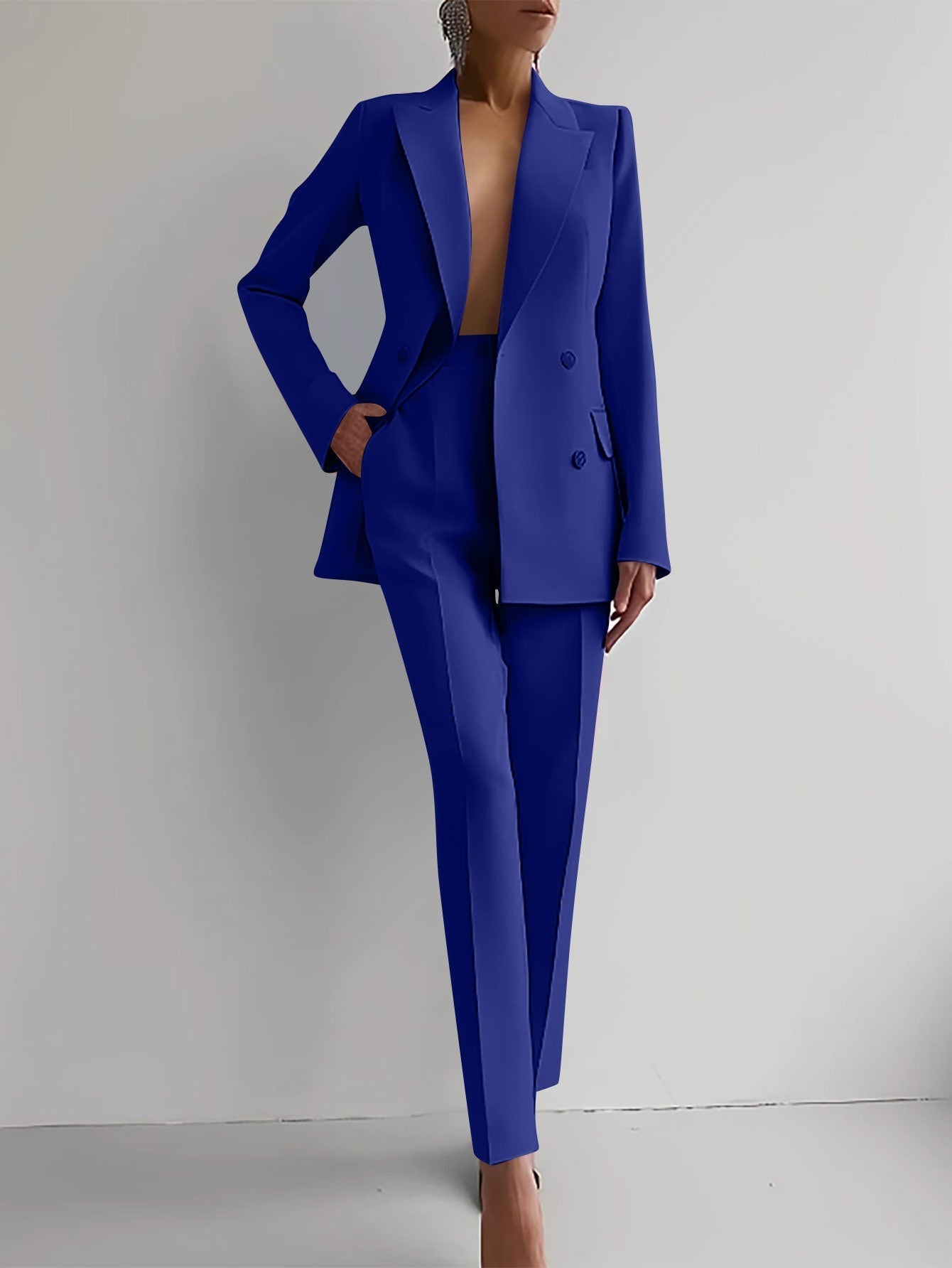 Sofia | Ensemble Blazer & Pantalon Taille Haute