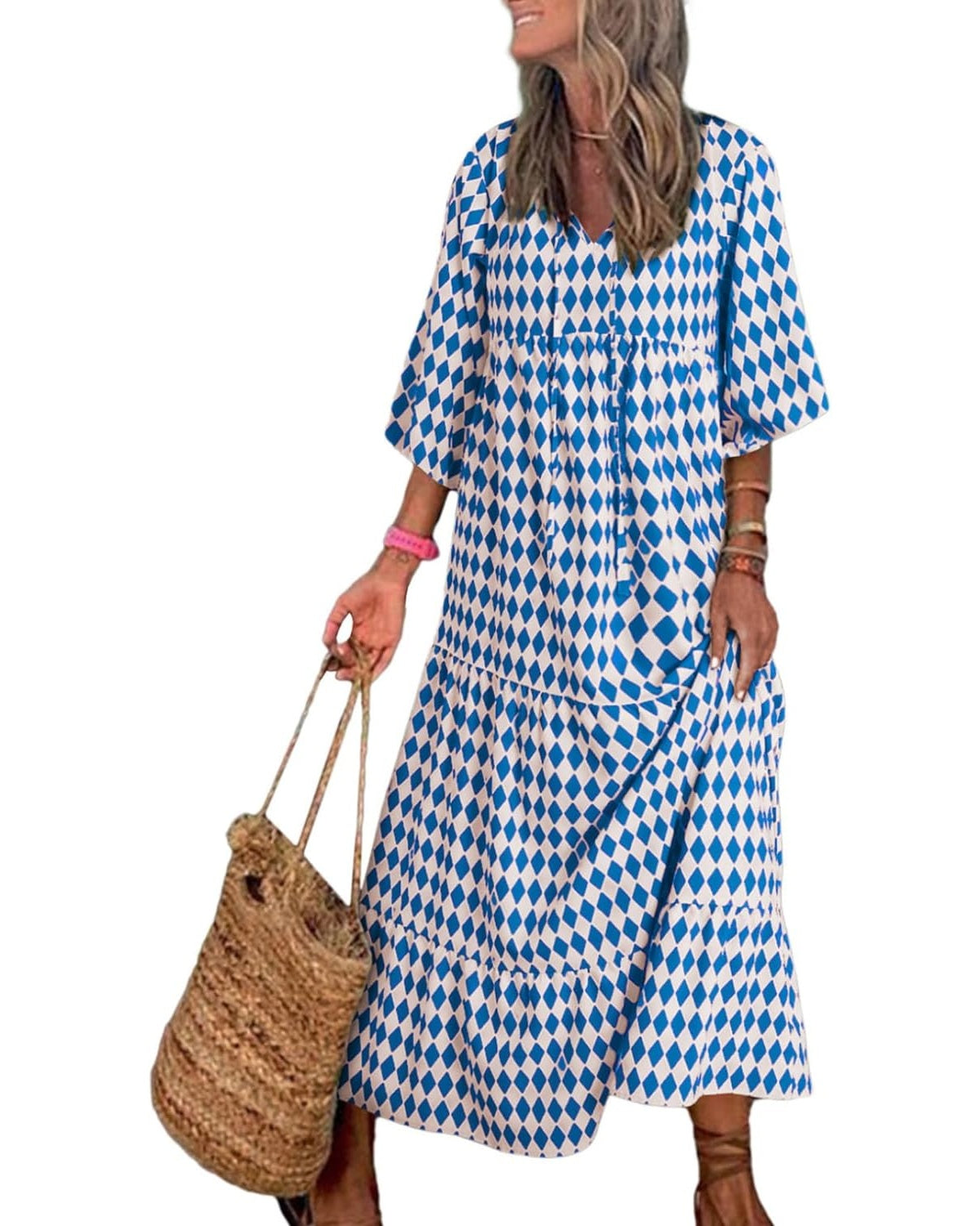 Nina  | Robe Maxi Florale Boho