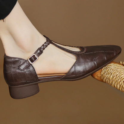 Lily | Mary Janes en cuir