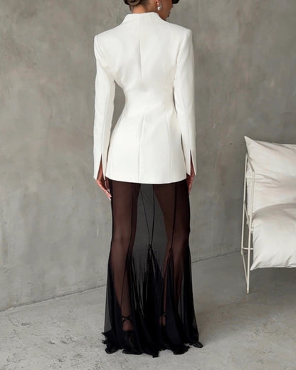 Lila | Ensemble Veste de Mode & Jupe Perspective