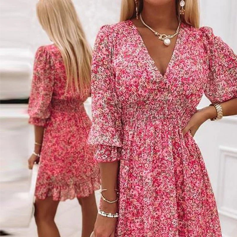 Vera | Robe Florale Élégante
