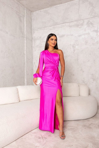 Riley | Robe Maxi de Soirée à Une Épaule