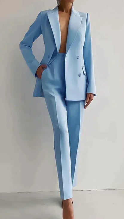 Sofia | Ensemble Blazer & Pantalon Taille Haute