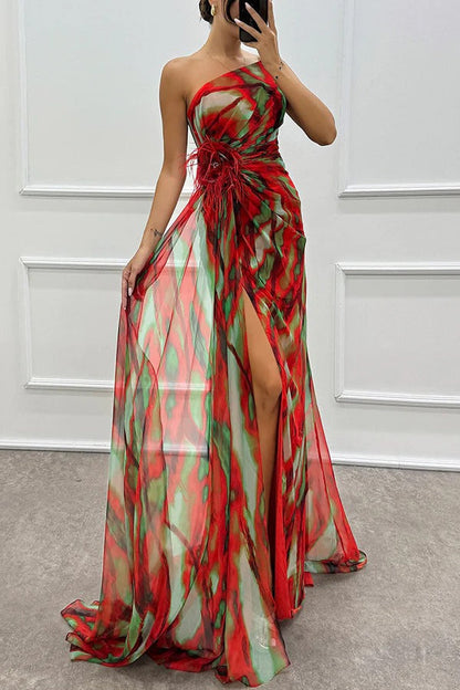 Sandra | Robe Drapée Vibrante