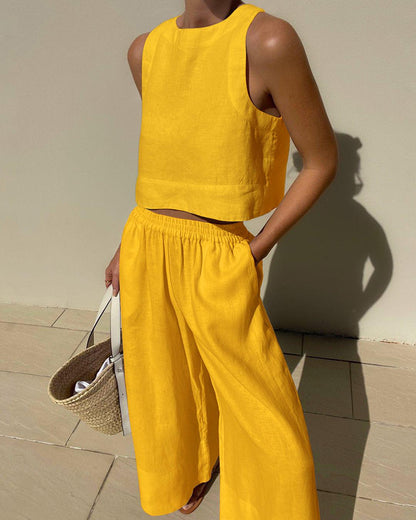 Sienna | Ensemble Deux Pièces Sans Manches