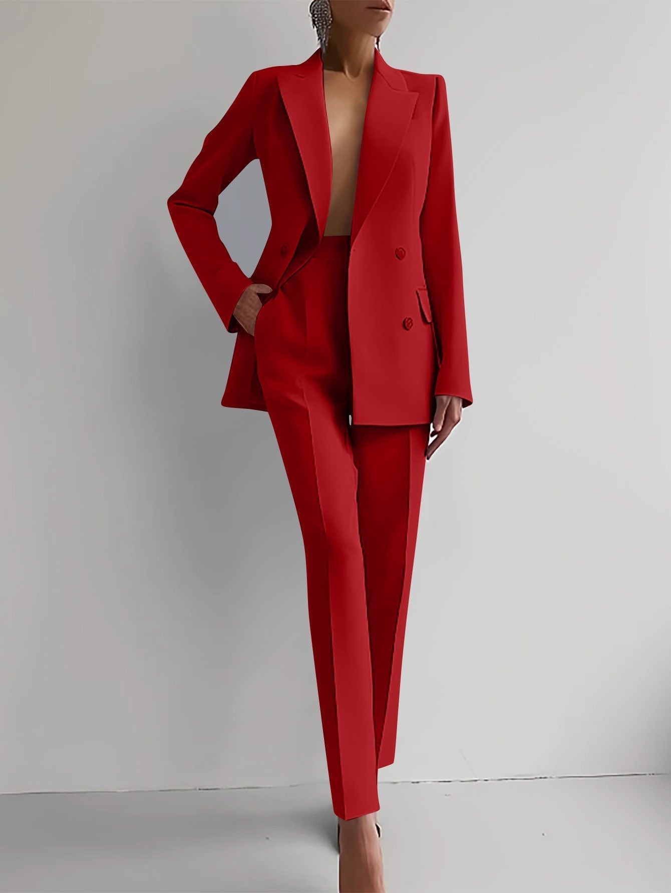 Sofia | Ensemble Blazer & Pantalon Taille Haute