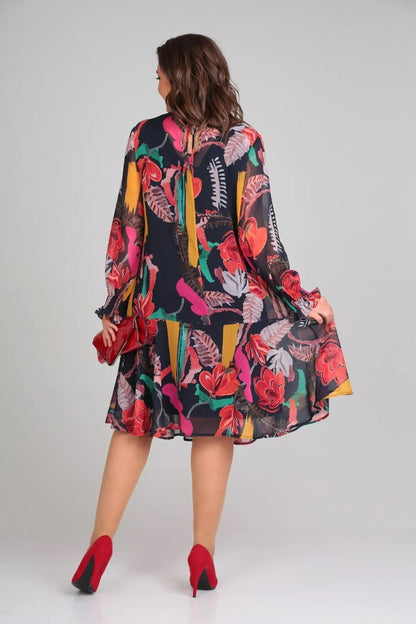 Floride – Élégante robe à fleurs