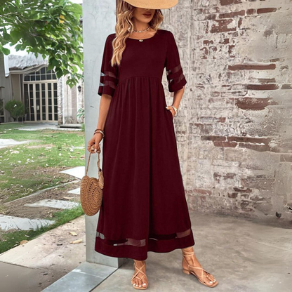 Auris – Robe midi flatteuse