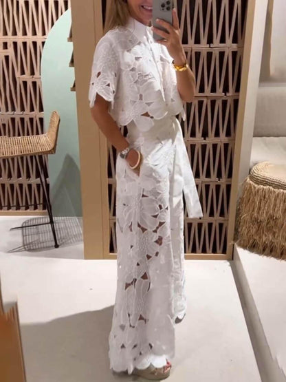 Isabella | Costume en Broderie Florale Creux