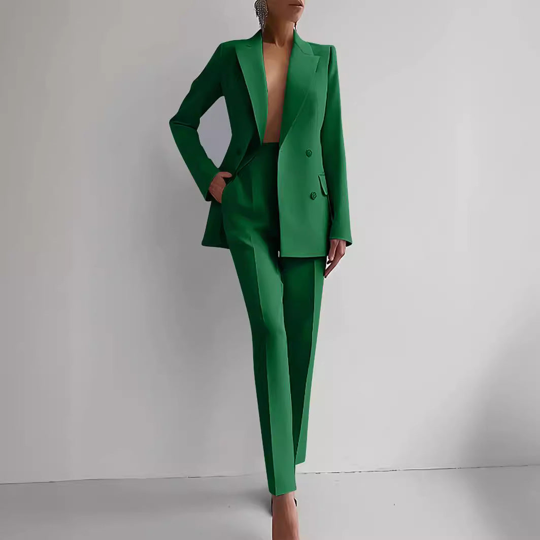 Sofia | Ensemble Blazer & Pantalon Taille Haute