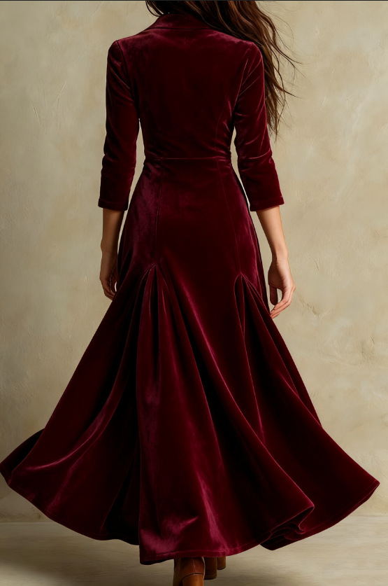 Vivienne | Robe Longue en Velours
