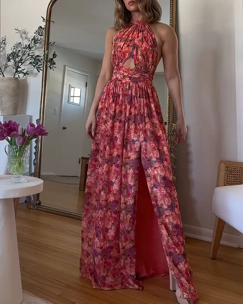 Louna | Robe Multi Couleurs Élégante