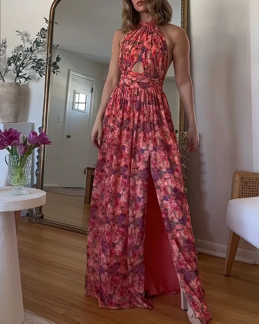 Louna | Robe Multi Couleurs Élégante