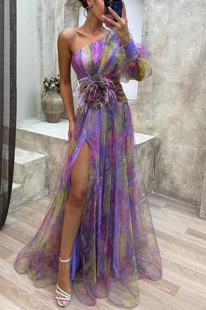 Grace | Robe Maxi Plissée Florale Évasion d'Été