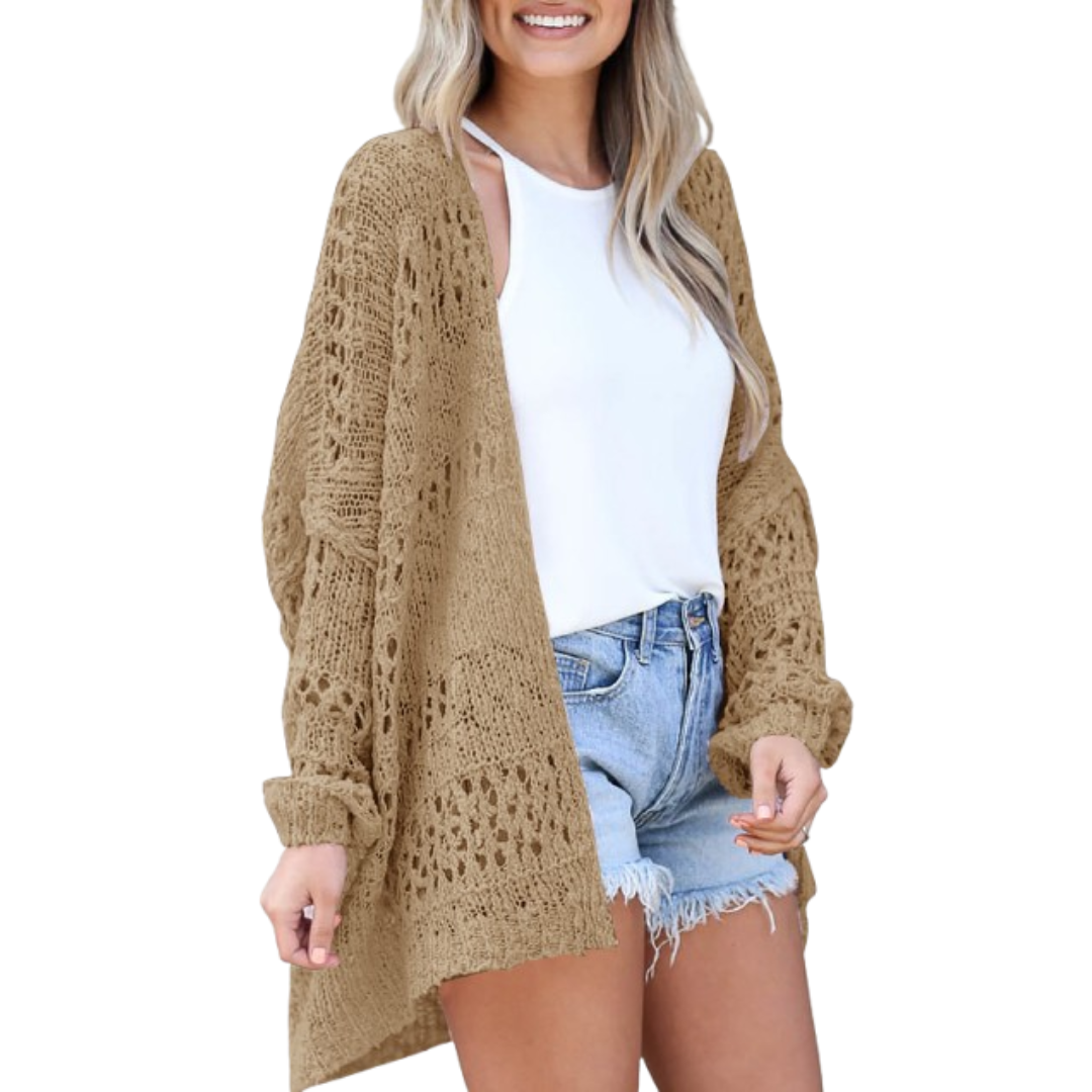 NAOMI | Cardigan d'été boho léger et oversize